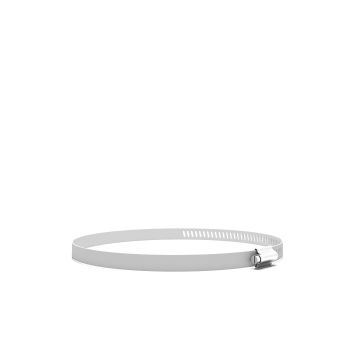 Stainless Steel Worm/Hose Clamp - 194 to 216mm (7.6" to 8.5") -Qty: 20